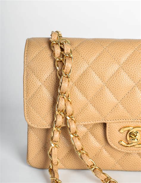 classic beige chanel bag